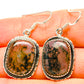 Green Moss Agate Earrings handcrafted by Ana Silver Co - EARR431428