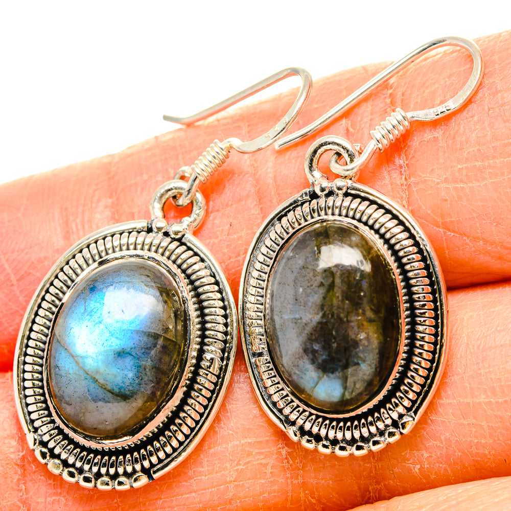 Labradorite Earrings handcrafted by Ana Silver Co - EARR431448