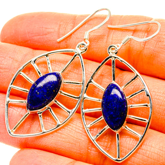 Lapis Lazuli Earrings handcrafted by Ana Silver Co - EARR431530