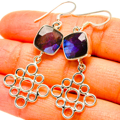 Labradorite Earrings handcrafted by Ana Silver Co - EARR431531