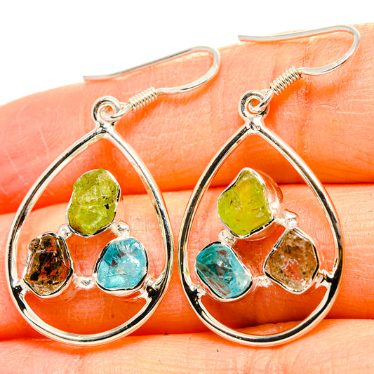 Herkimer Diamond Earrings handcrafted by Ana Silver Co - EARR431564