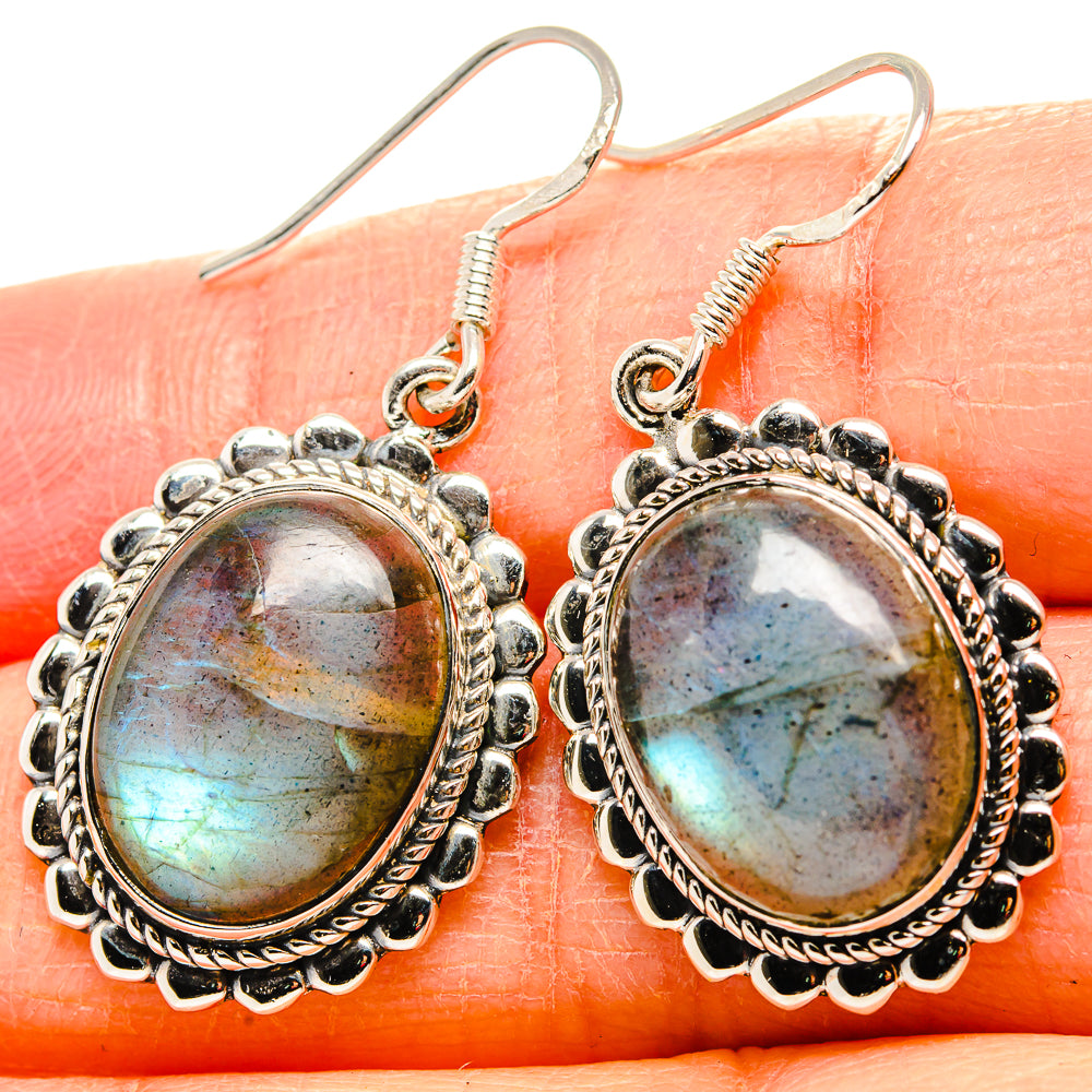 Labradorite Earrings handcrafted by Ana Silver Co - EARR431567