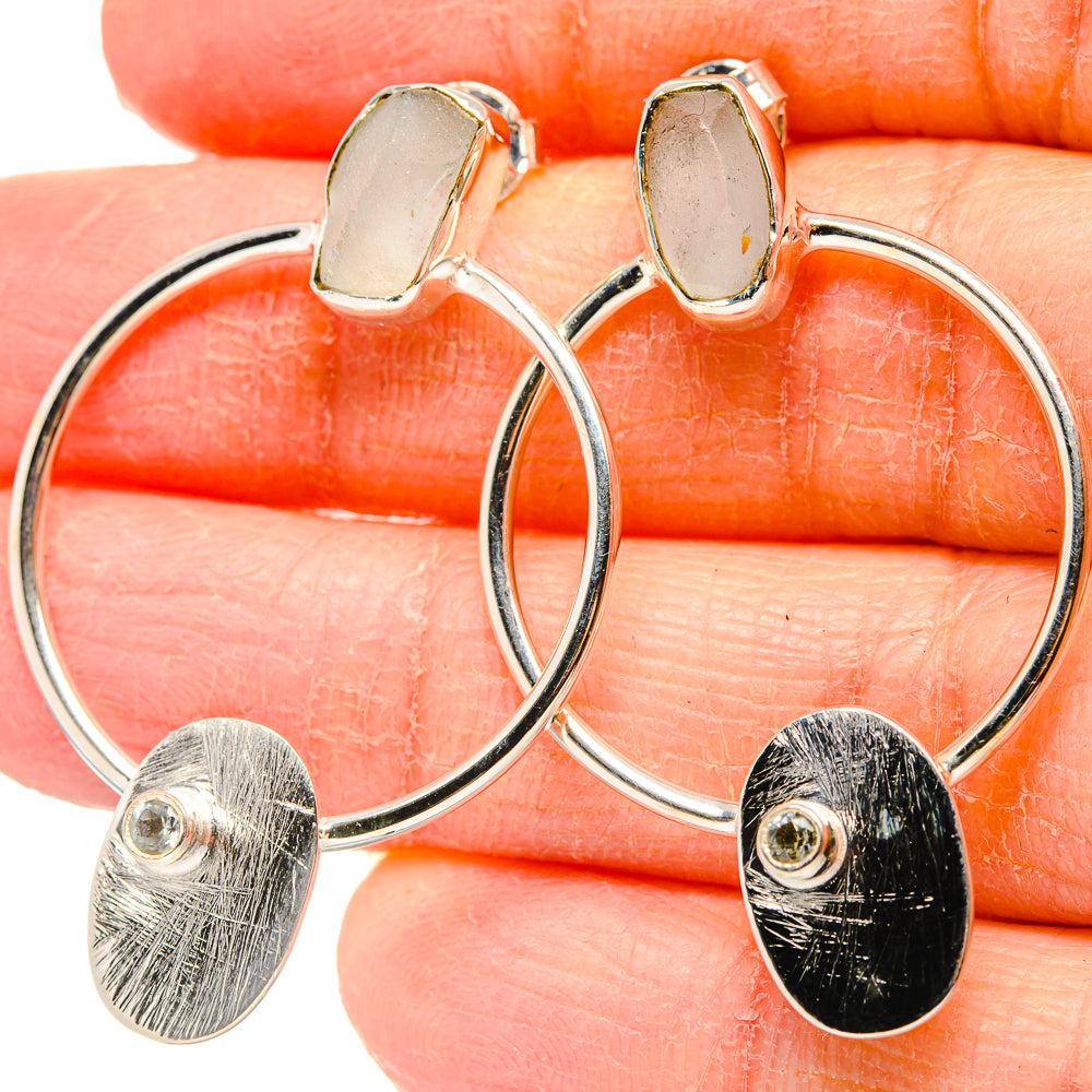 Aquamarine Earrings handcrafted by Ana Silver Co - EARR431569