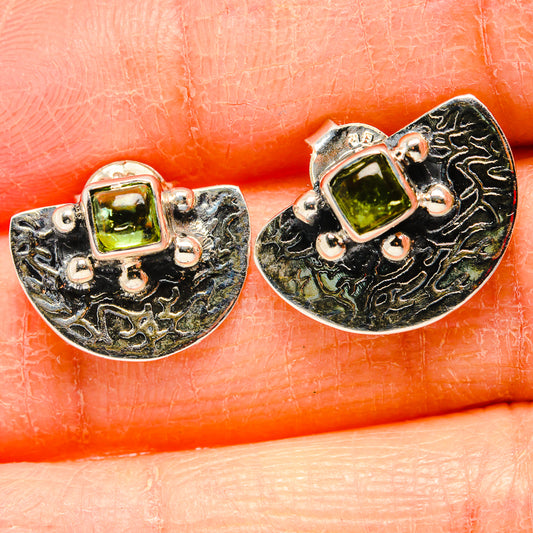 Peridot Earrings handcrafted by Ana Silver Co - EARR431580