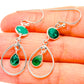 Emerald Earrings handcrafted by Ana Silver Co - EARR431582