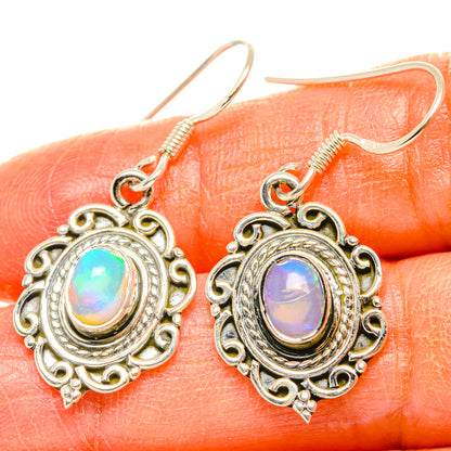Ethiopian Opal Earrings handcrafted by Ana Silver Co - EARR428547