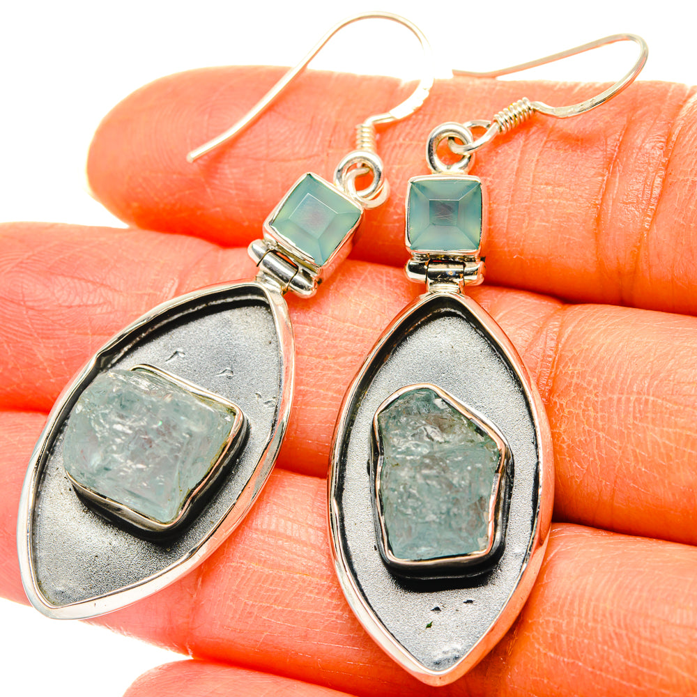 Aquamarine Earrings handcrafted by Ana Silver Co - EARR428555