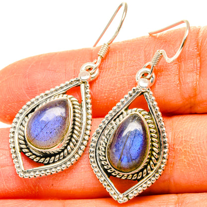 Labradorite Earrings handcrafted by Ana Silver Co - EARR428569