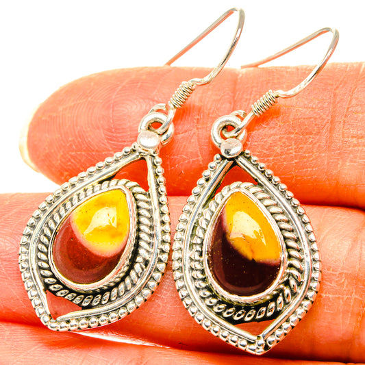 Mookaite Earrings handcrafted by Ana Silver Co - EARR428577