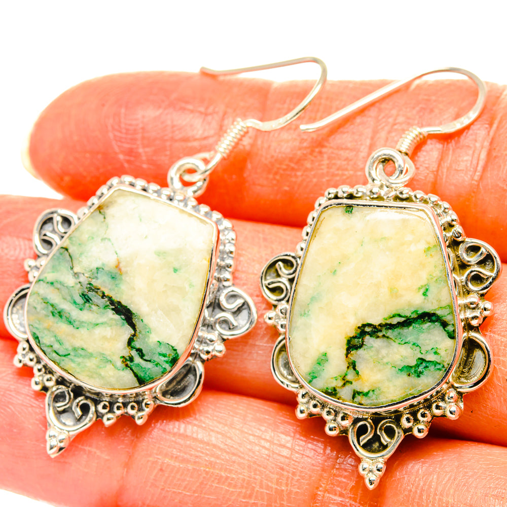 Ocean Jasper Earrings handcrafted by Ana Silver Co - EARR428588