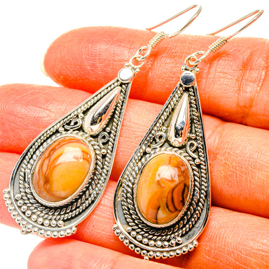 Mookaite Earrings handcrafted by Ana Silver Co - EARR428590