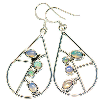 Ethiopian Opal Earrings handcrafted by Ana Silver Co - EARR423573