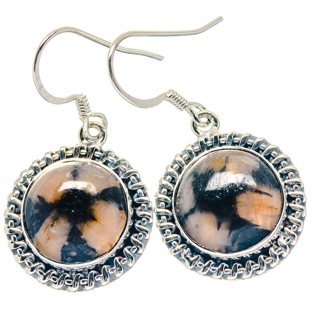 Chiastolite Earrings handcrafted by Ana Silver Co - EARR423576