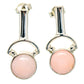 Pink Opal Earrings handcrafted by Ana Silver Co - EARR423580