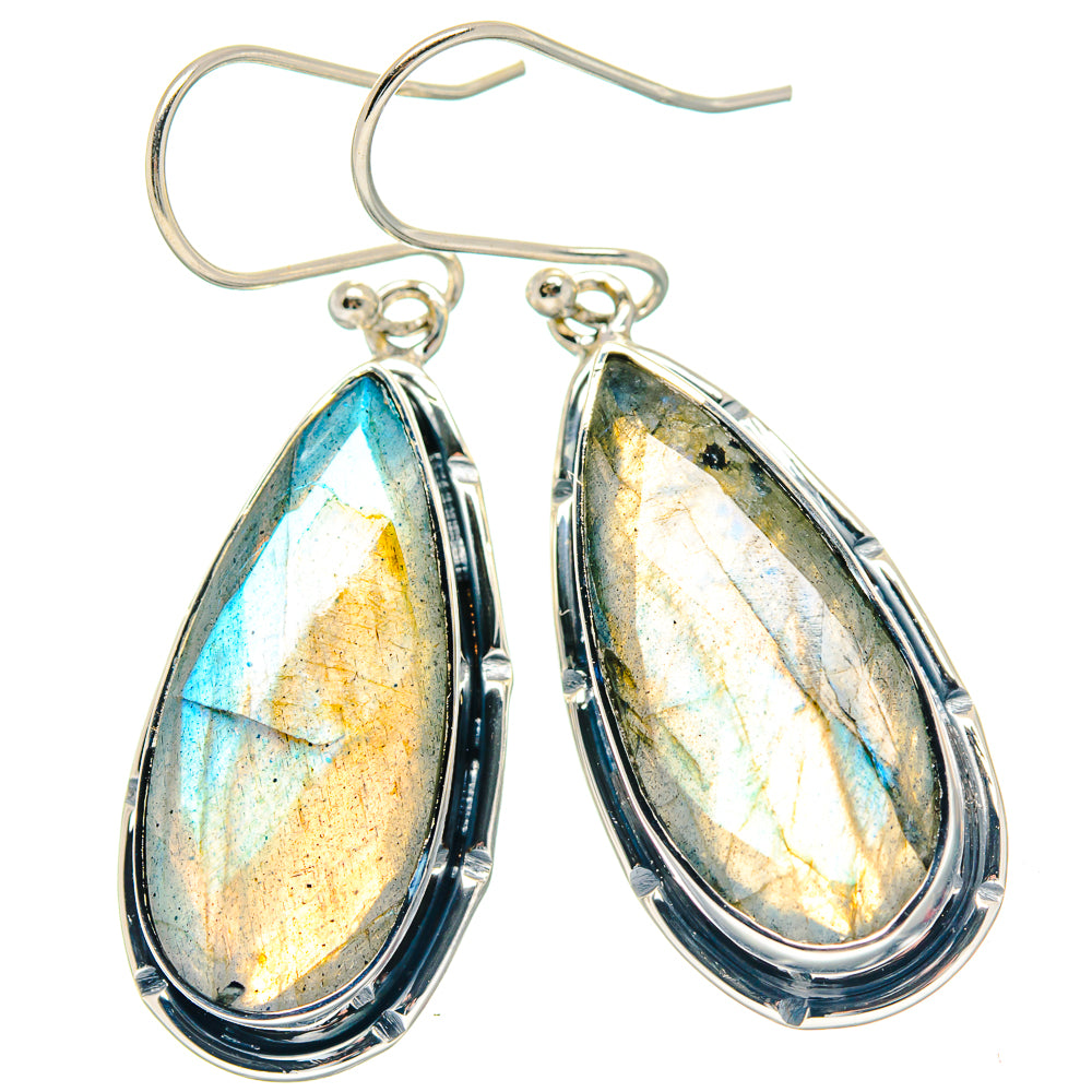 Labradorite Earrings handcrafted by Ana Silver Co - EARR423581
