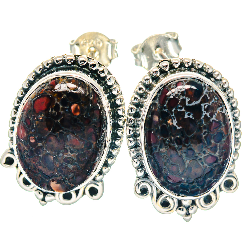 Dinosaur Bone Earrings handcrafted by Ana Silver Co - EARR423587