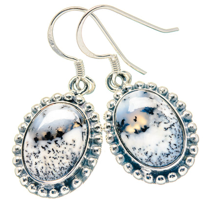 Dendritic Opal Earrings handcrafted by Ana Silver Co - EARR423596