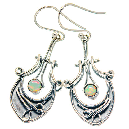 Ethiopian Opal Earrings handcrafted by Ana Silver Co - EARR423604