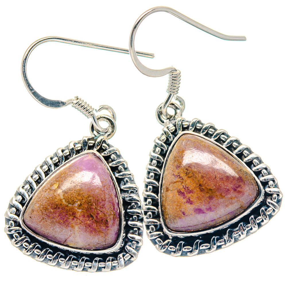 Phosphosiderite Earrings handcrafted by Ana Silver Co - EARR423608