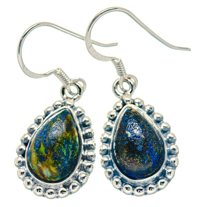 Azurite Earrings handcrafted by Ana Silver Co - EARR423611