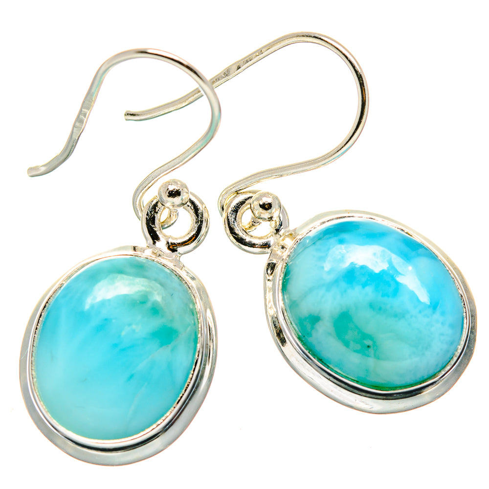 Larimar Earrings handcrafted by Ana Silver Co - EARR423618