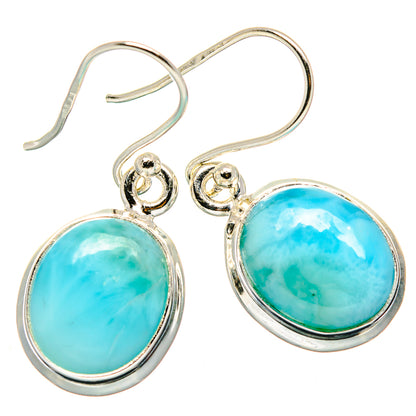 Larimar Earrings handcrafted by Ana Silver Co - EARR423618