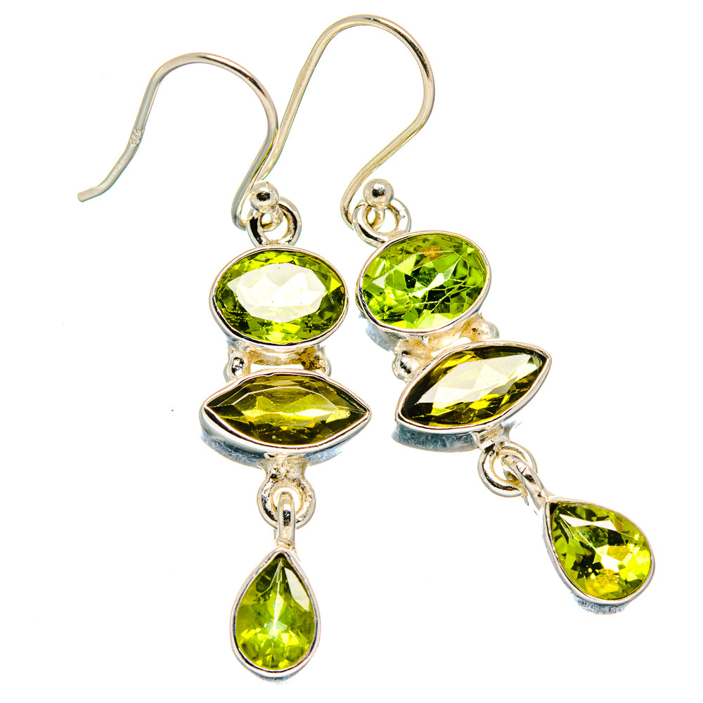 Peridot Earrings handcrafted by Ana Silver Co - EARR423622