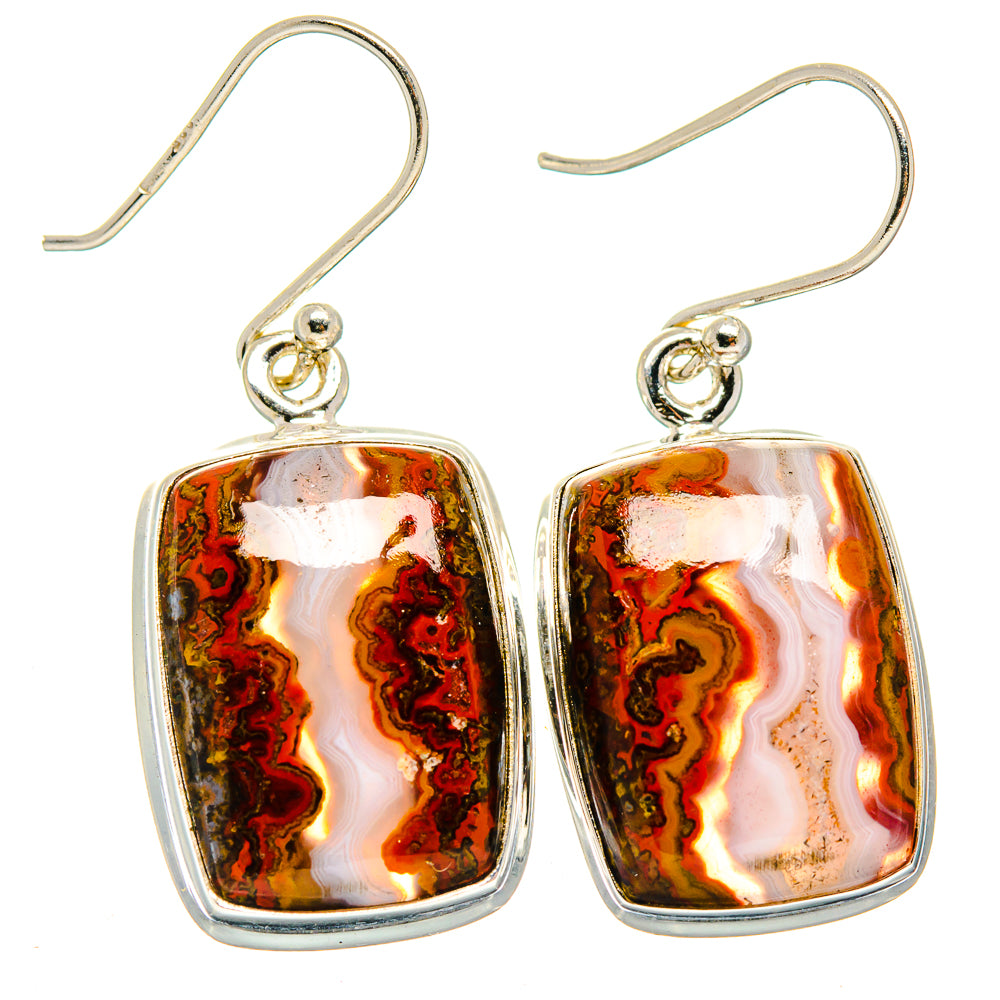 Moroccan Agate Earrings handcrafted by Ana Silver Co - EARR423649
