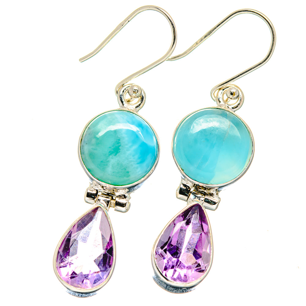 Larimar Earrings handcrafted by Ana Silver Co - EARR423660
