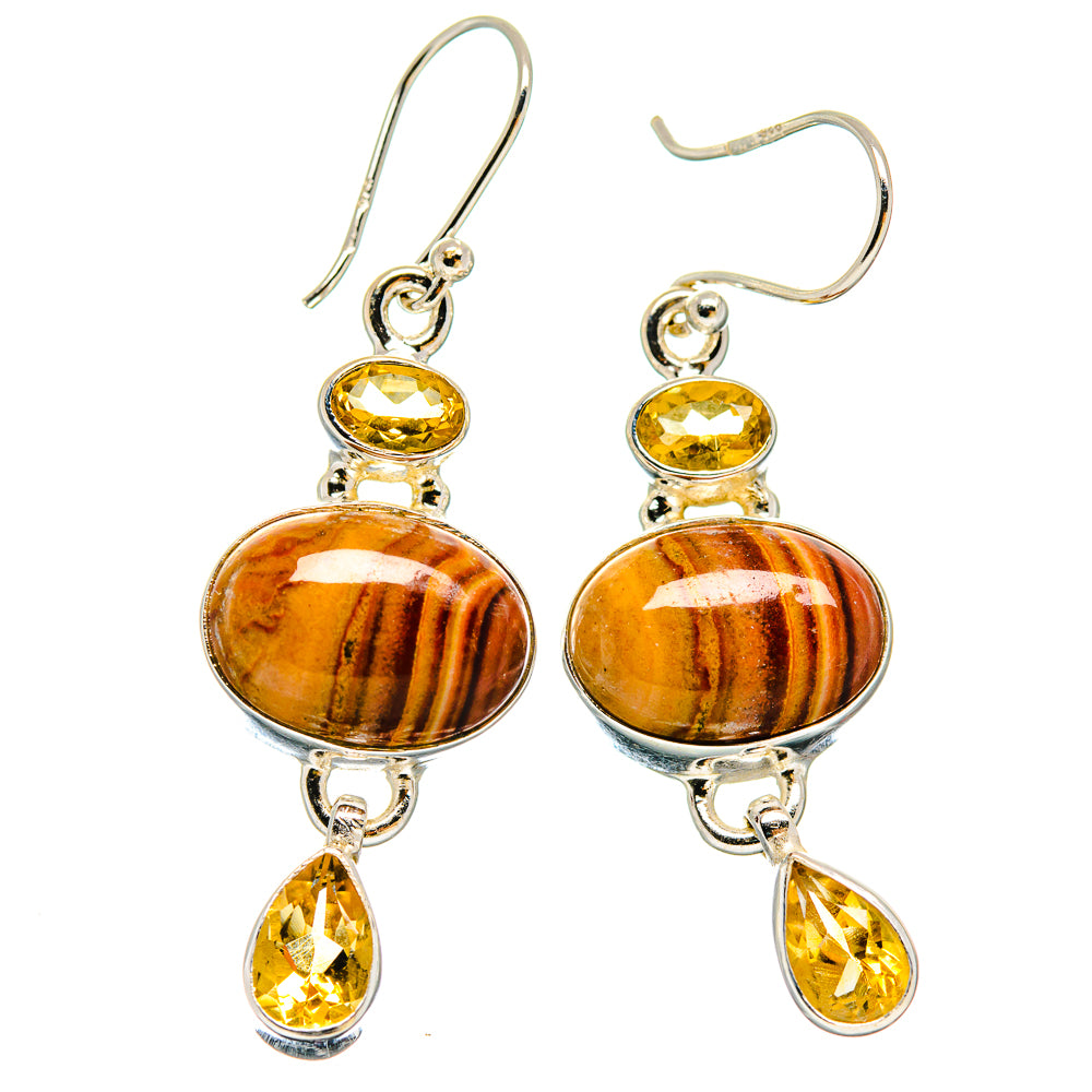 Mookaite Earrings handcrafted by Ana Silver Co - EARR423667