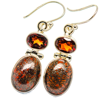 Dinosaur Bone Earrings handcrafted by Ana Silver Co - EARR423676