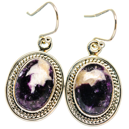 Lepidolite Earrings handcrafted by Ana Silver Co - EARR423678