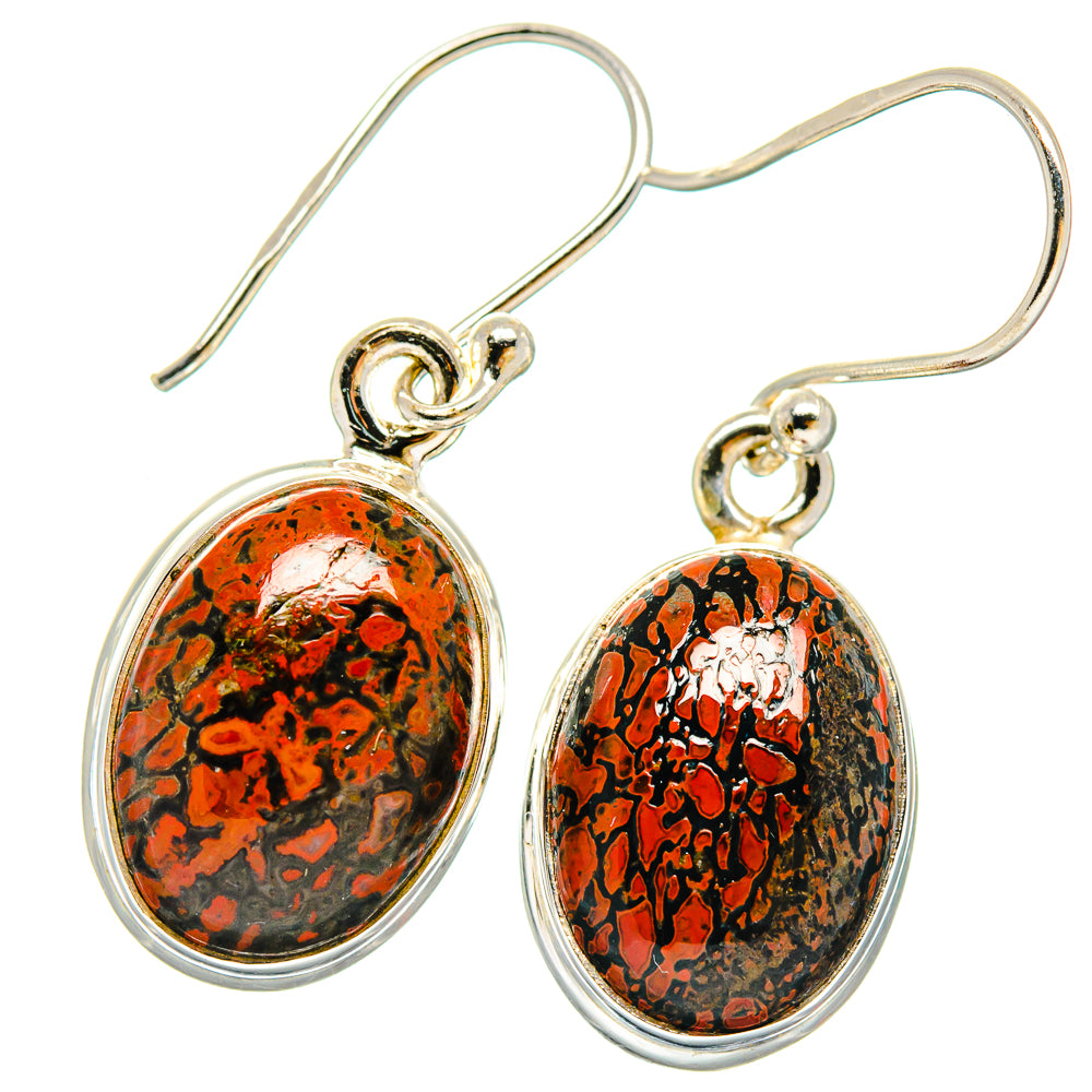 Dinosaur Bone Earrings handcrafted by Ana Silver Co - EARR423706