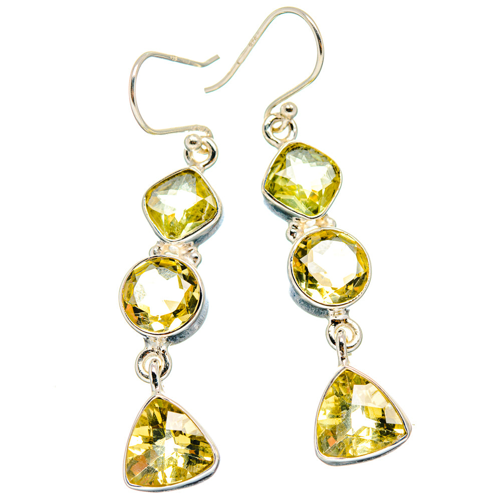 Citrine Earrings handcrafted by Ana Silver Co - EARR423715