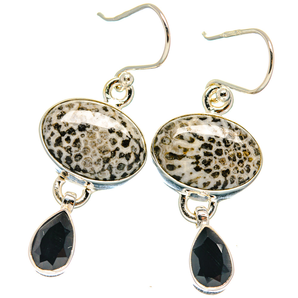 Stingray Coral Earrings handcrafted by Ana Silver Co - EARR423724