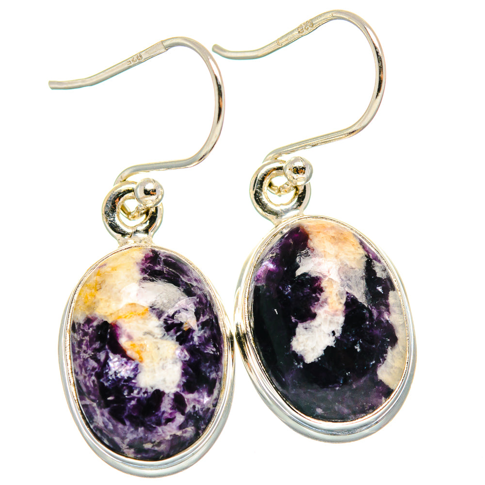 Lepidolite Earrings handcrafted by Ana Silver Co - EARR423733