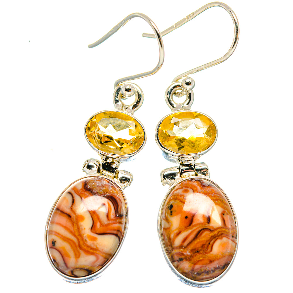 Mookaite Earrings handcrafted by Ana Silver Co - EARR423751