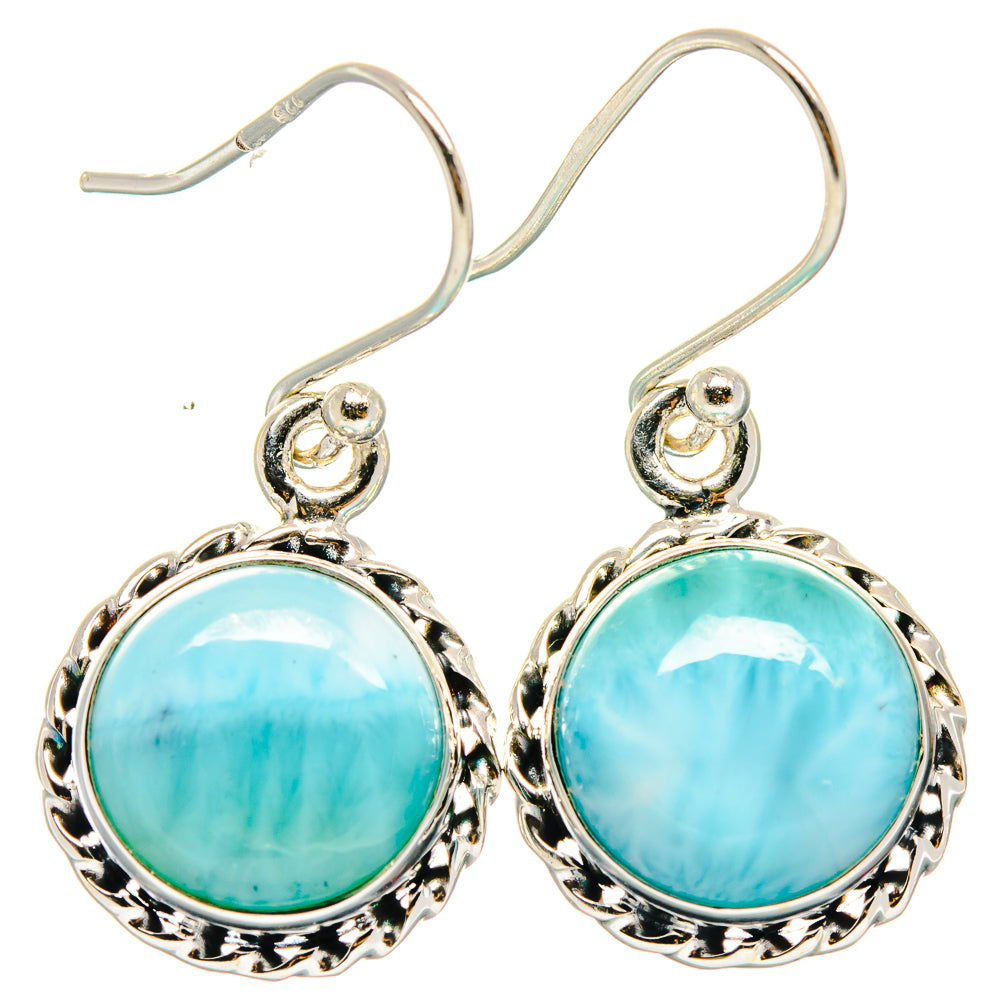 Larimar Earrings handcrafted by Ana Silver Co - EARR423752