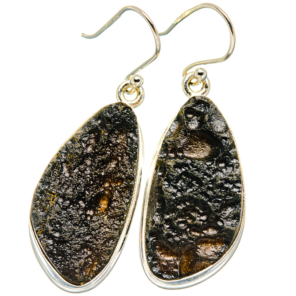 Tektite Earrings handcrafted by Ana Silver Co - EARR423755