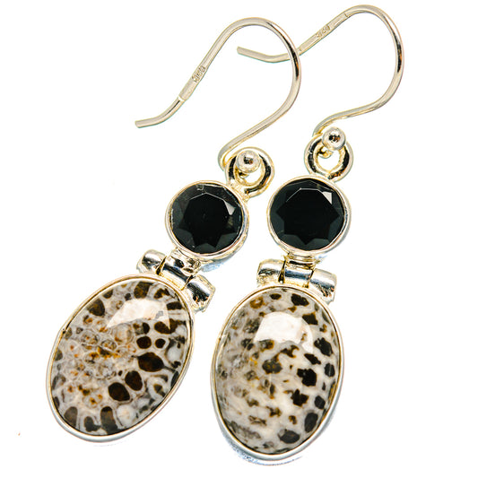 Stingray Coral Earrings handcrafted by Ana Silver Co - EARR423756