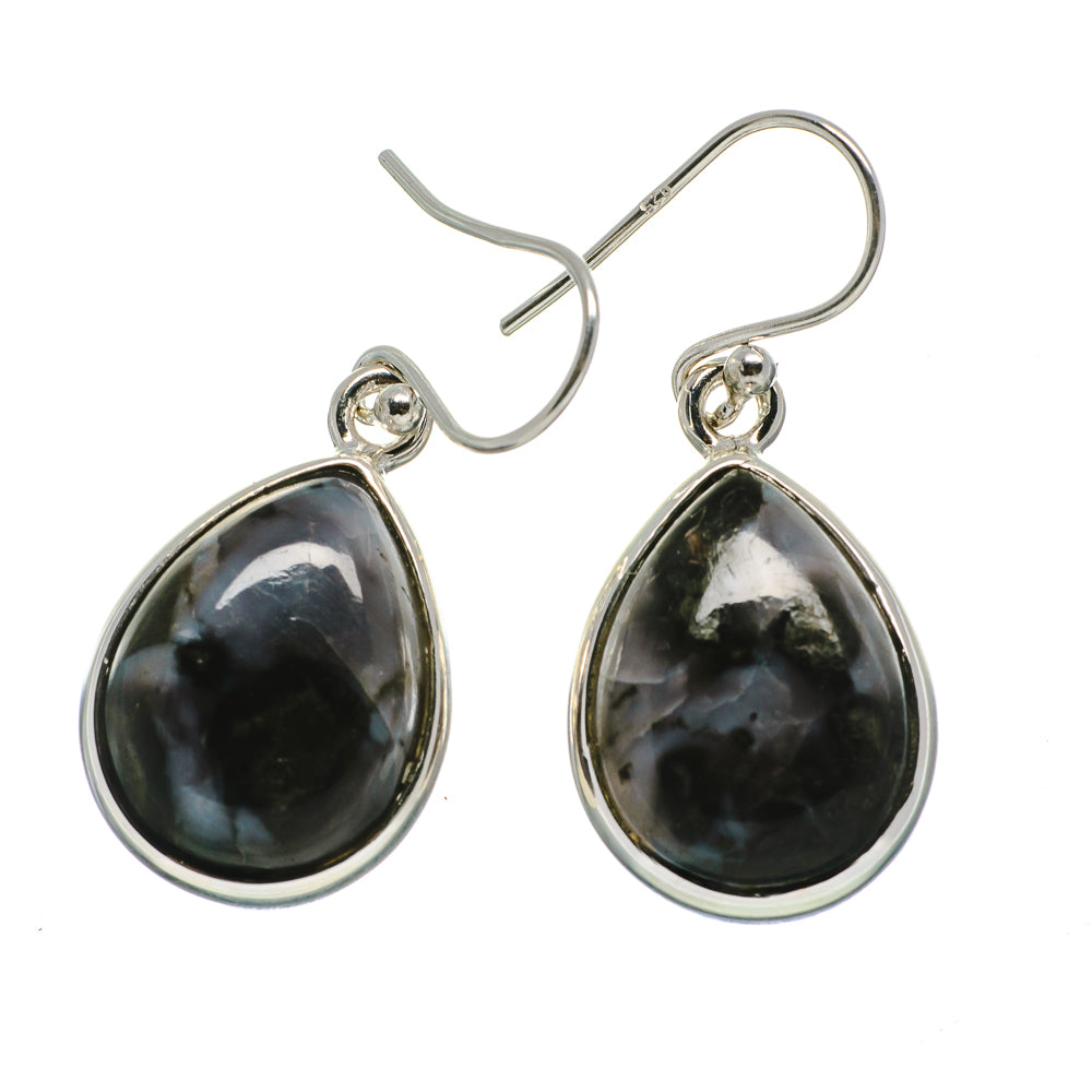 Gabbro Stone Earrings handcrafted by Ana Silver Co - EARR392425