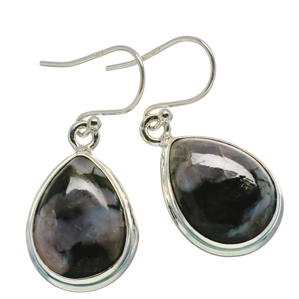 Gabbro Stone Earrings handcrafted by Ana Silver Co - EARR392434