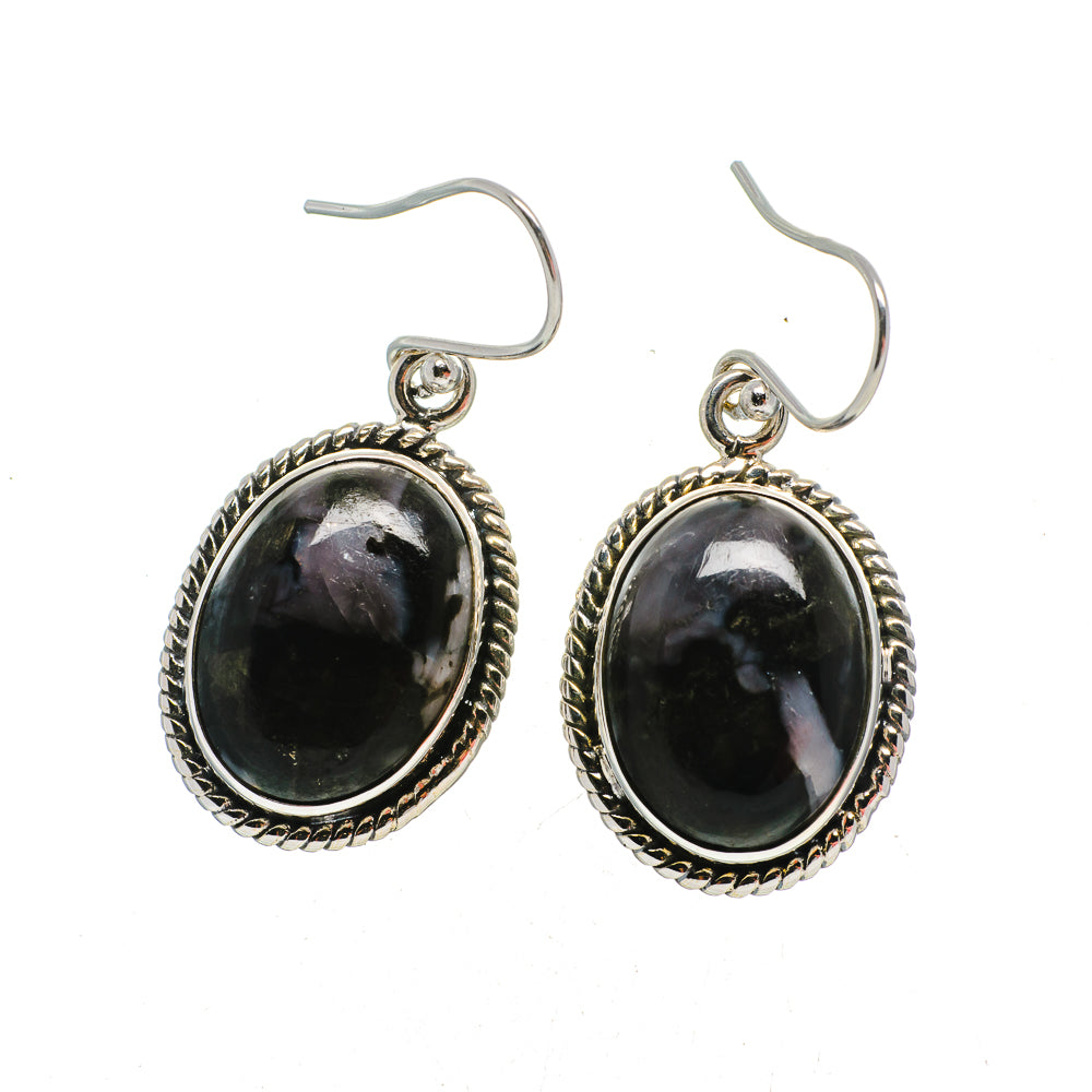 Gabbro Stone Earrings handcrafted by Ana Silver Co - EARR392486