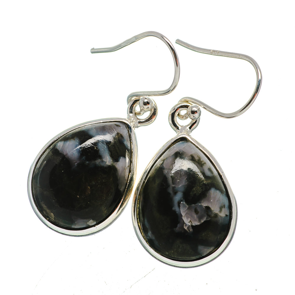 Gabbro Stone Earrings handcrafted by Ana Silver Co - EARR392530