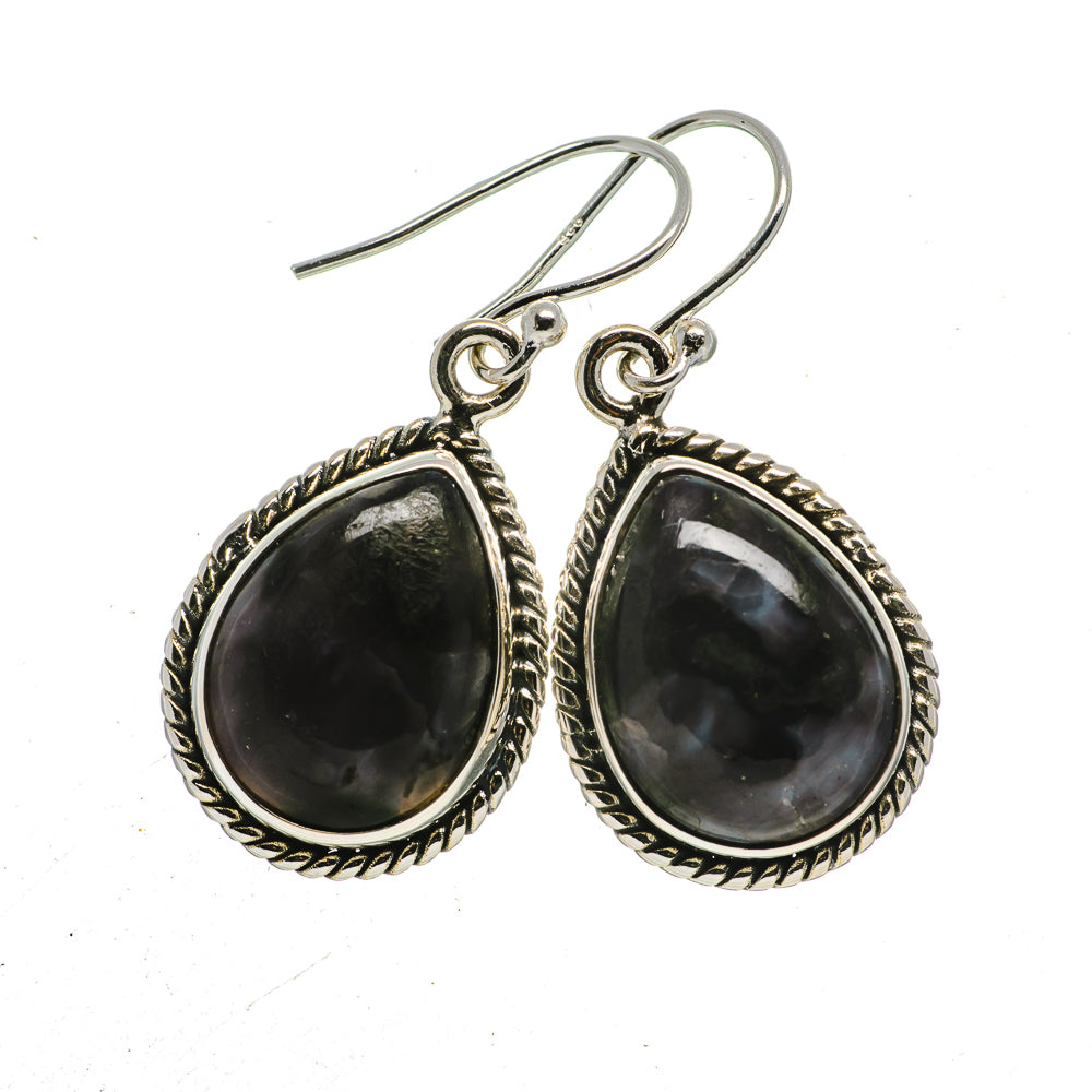 Gabbro Stone Earrings handcrafted by Ana Silver Co - EARR392576