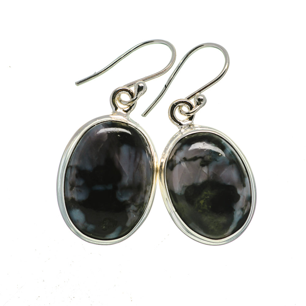 Gabbro Stone Earrings handcrafted by Ana Silver Co - EARR392609