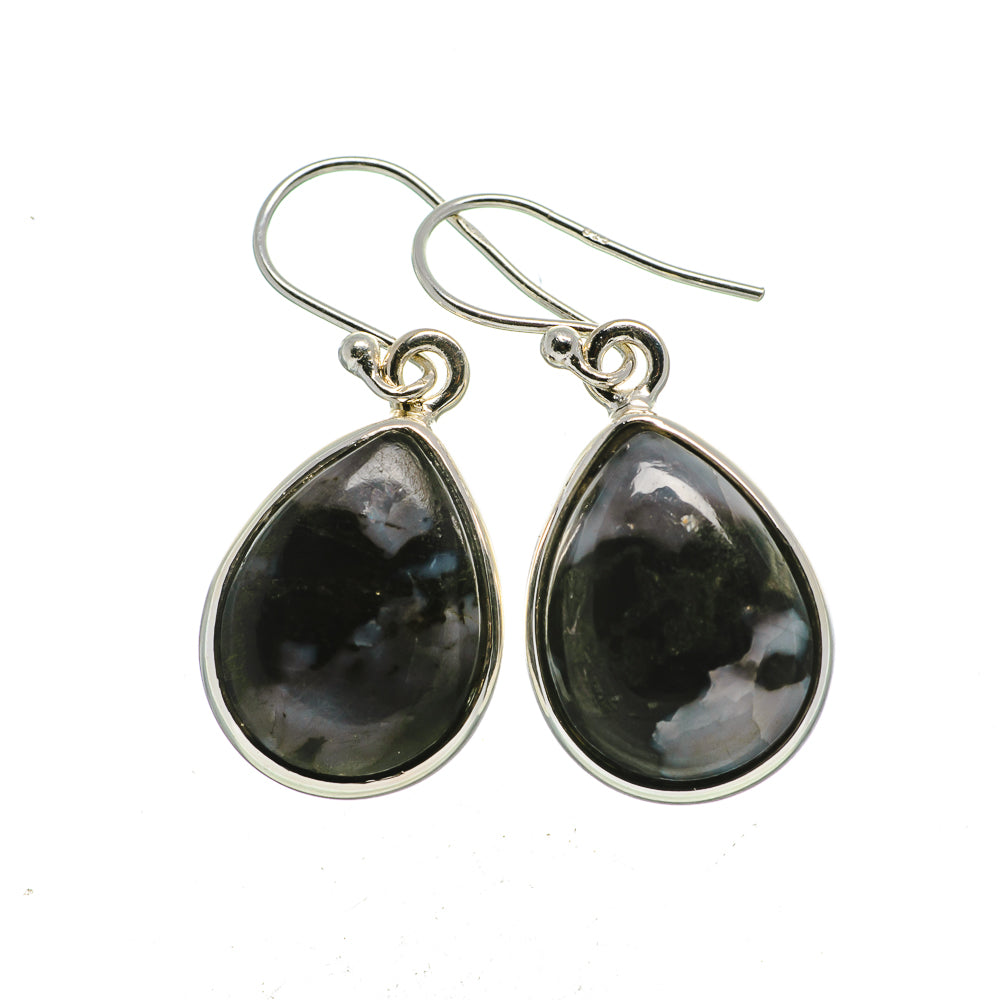 Gabbro Stone Earrings handcrafted by Ana Silver Co - EARR392641