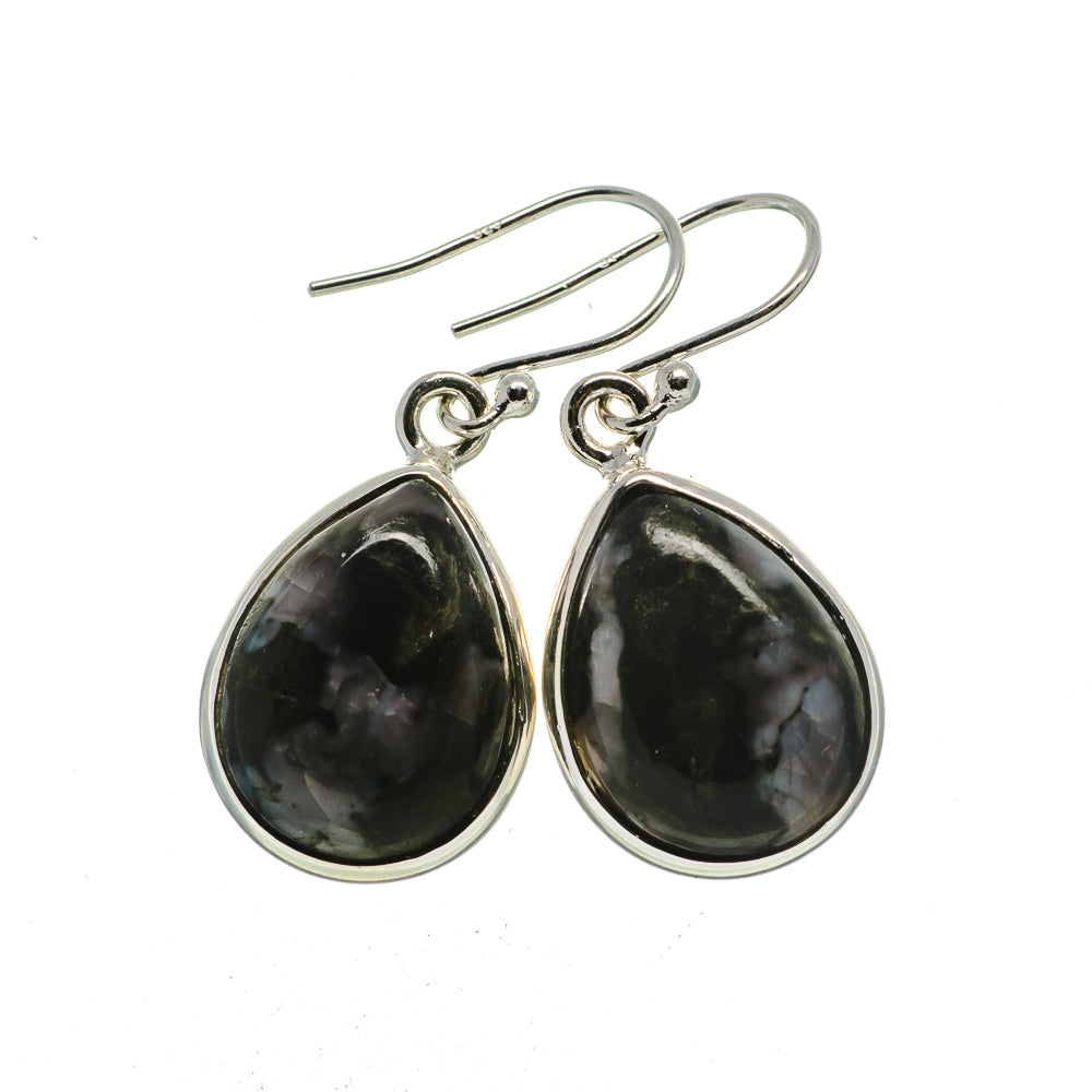 Gabbro Stone Earrings handcrafted by Ana Silver Co - EARR392643