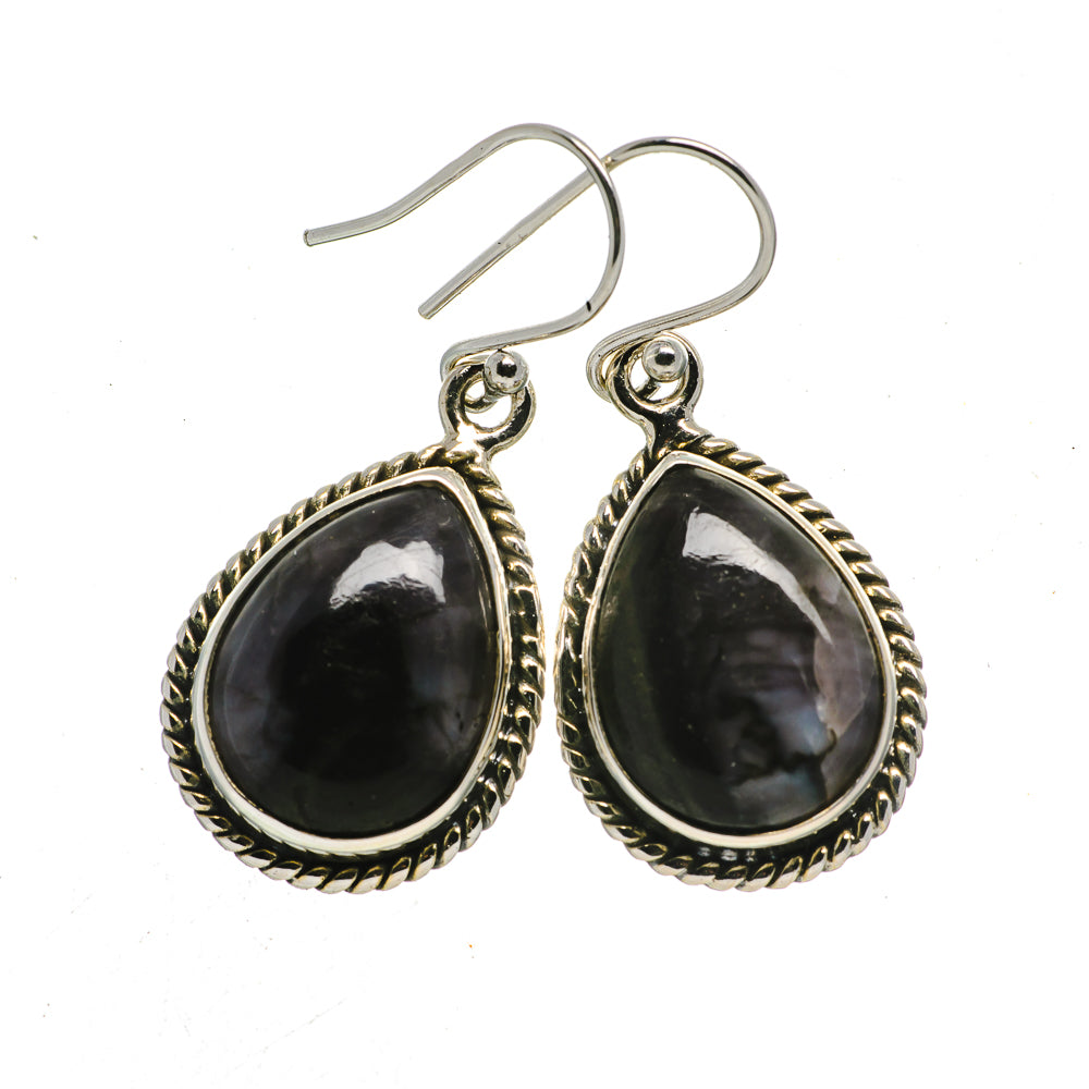 Gabbro Stone Earrings handcrafted by Ana Silver Co - EARR392657