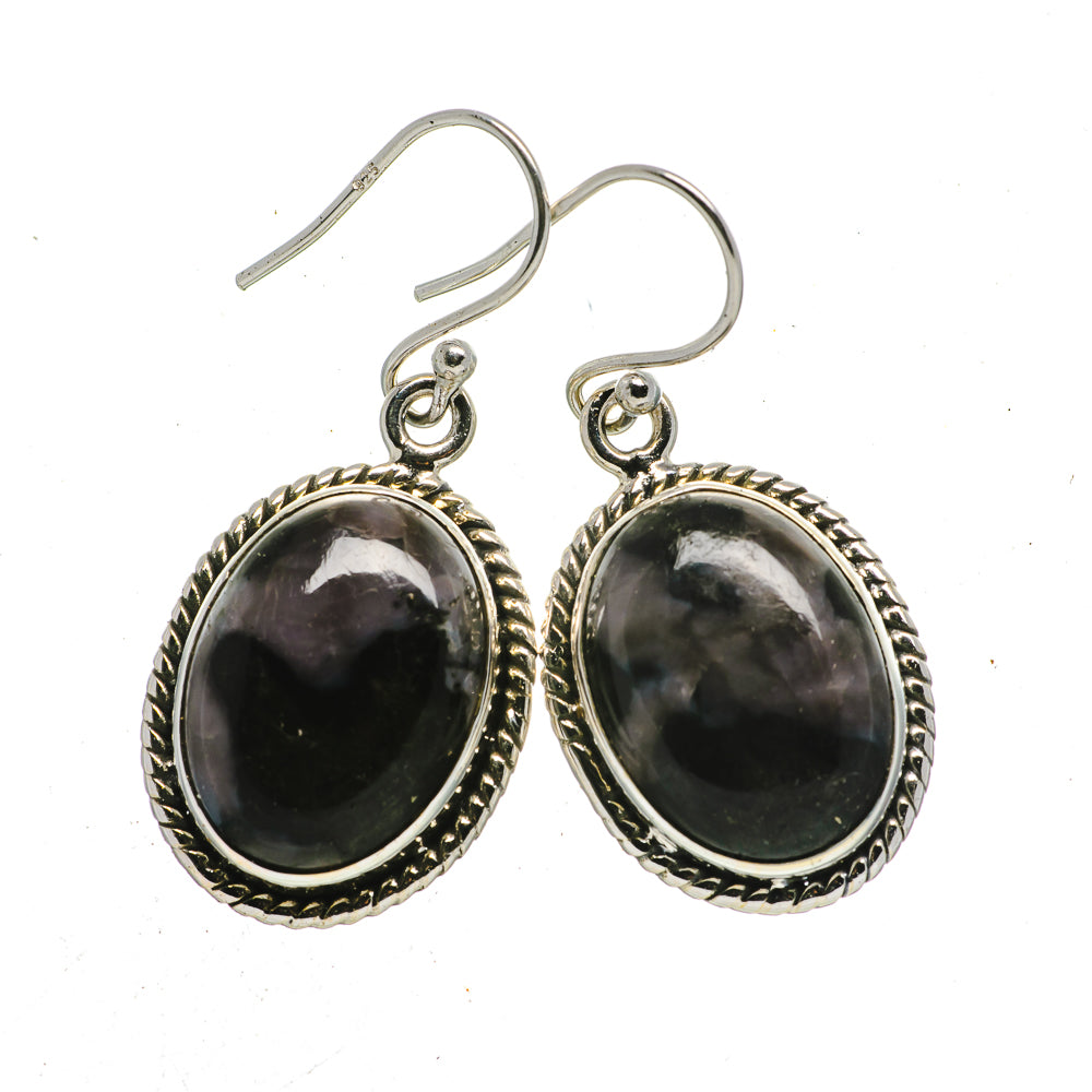 Gabbro Stone Earrings handcrafted by Ana Silver Co - EARR392660